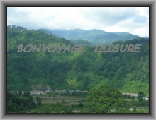 View of hills from Jhalong